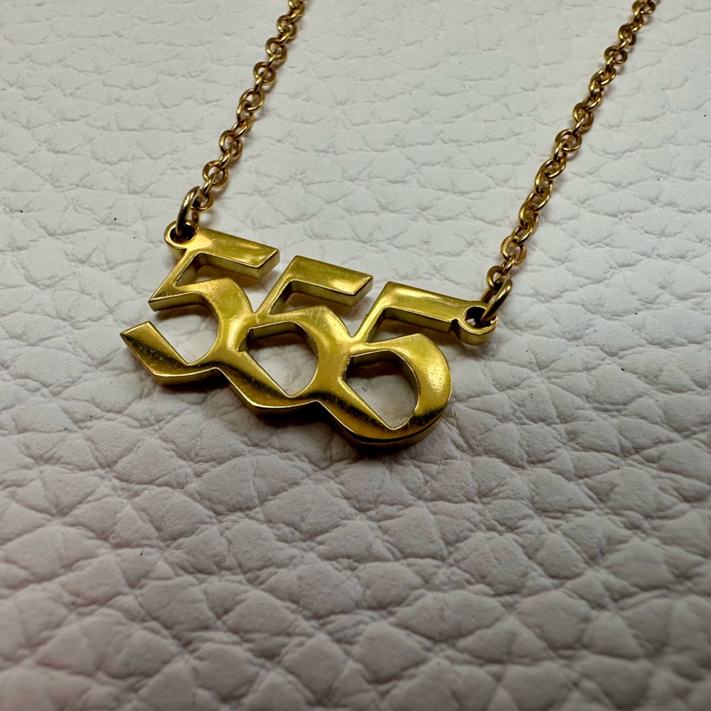 555 Angel Number Necklace - Change
